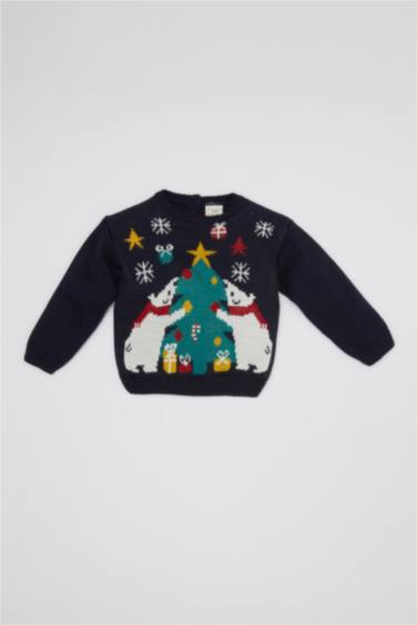 Baby Boy Christmas Themed Pullover