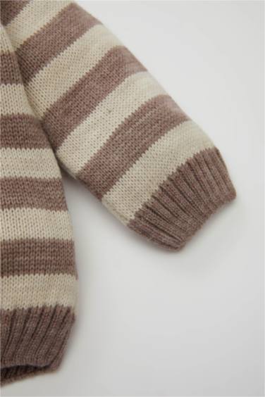 Baby Boy Regular Fit Striped Pullover