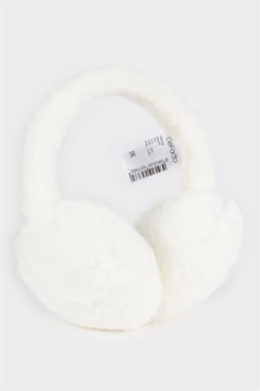 Woman Plush Headphones