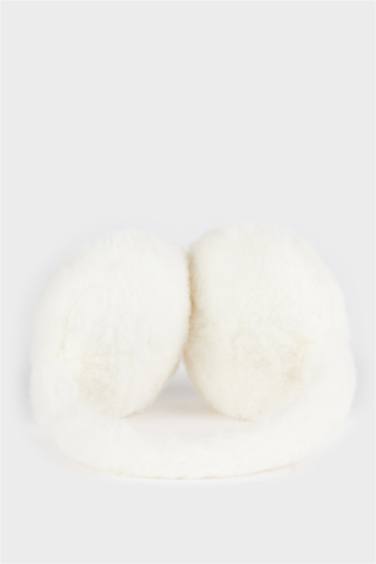 Woman Plush Headphones