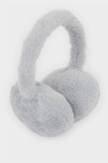 Woman Plush Headphones