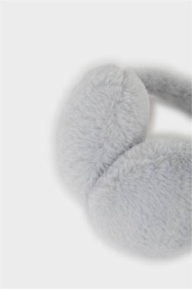 Woman Plush Headphones