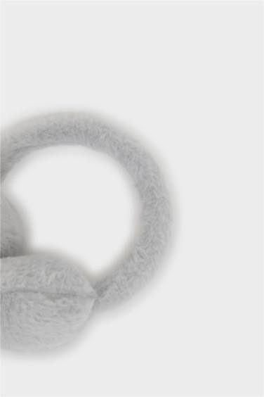 Woman Plush Headphones