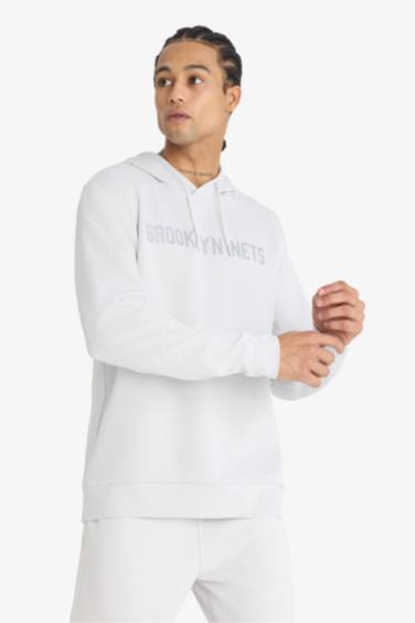 DeFactoFit NBA Brooklyn Nets Standart Fit Kapüşonlu Jakarlı Sweatshirt