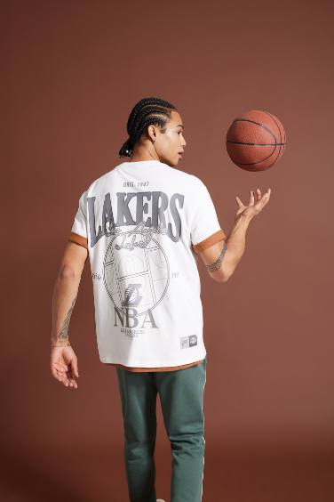 DeFactoFit NBA Los Angeles Lakers Standard Fit T-Shirt