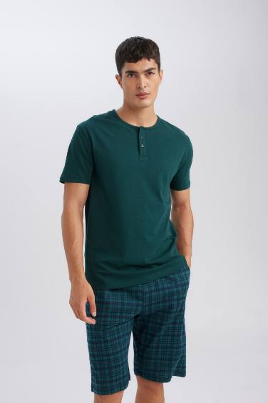 Regular Fit Short Sleeve 2 Piece Set