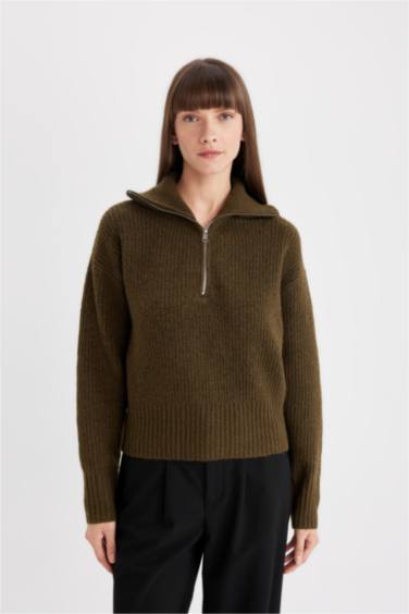 релакс пішімі жартылай найзағай selanoıke Пулловер