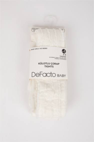 Baby Girl Seamless Cotton Pantyhose