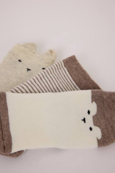 Baby Boy Animal 3 piece Long sock