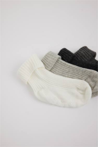 جوارب طويلة قطن من 4 قطع