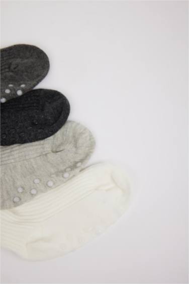 جوارب طويلة قطن من 4 قطع