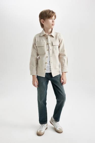 قميص بولو اولادي كم طويل قصة عادية