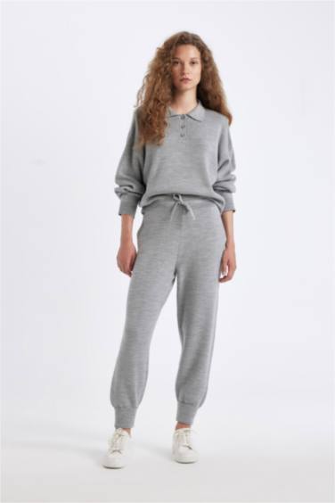 Свитер стандартного кроя с воротником поло, Coool