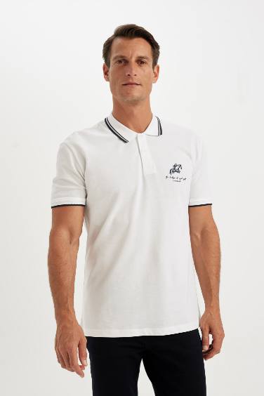 New Regular Fit Kısa Kollu Pike Polo Tişört