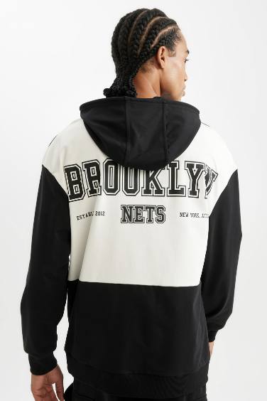 Свитшот NBA Brooklyn Nets с капюшоном, DeFactoFit