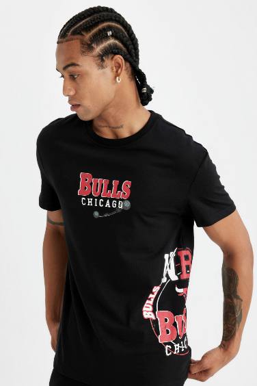 DeFactoFit NBA Chicago Bulls Standard Fit T-Shirt