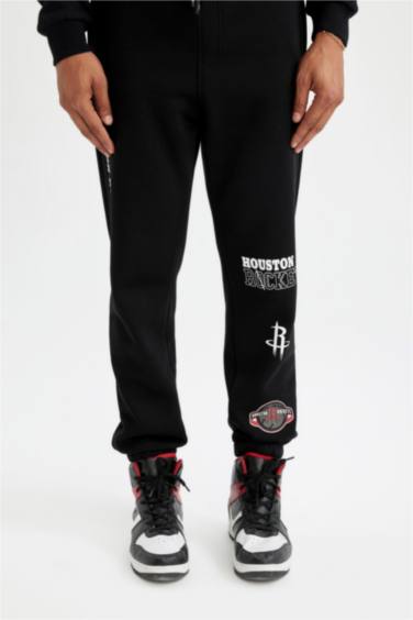 NBA Houston Rockets Лицензиялық стандарт пішім тұрақты етек 3 көтерілген жіп Джоггер