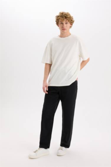 багги деним кең етек Шалбар