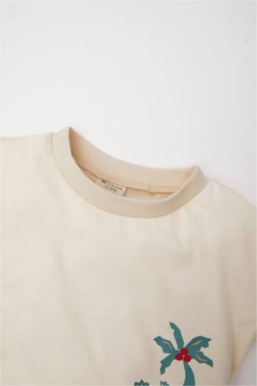 Baby Boy Palm Tree Patterned T-Shirt