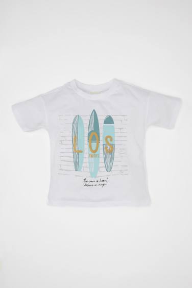 Baby Boy Printed Short Sleeve T-Shirt