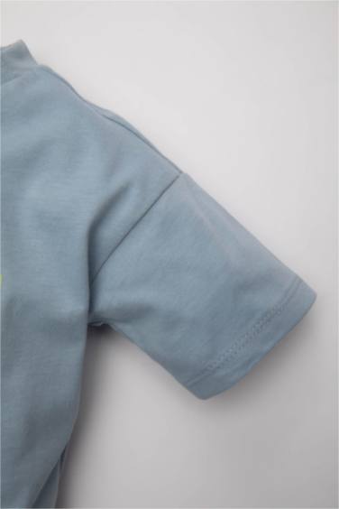 Baby Boy Crew Neck Printed T-Shirt