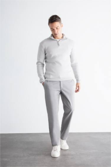 بنطلون تشينو قطن برجل عادية