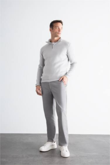 بنطلون تشينو قطن برجل عادية