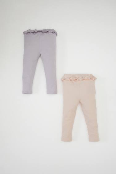 Baby Girl Standard Fit Cotton 2 Piece Bottom