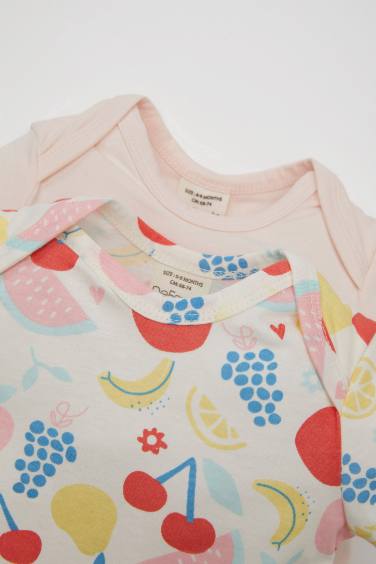 Baby Girl Newborn Fruit Cotton 2 Piece Snap T-Shirt