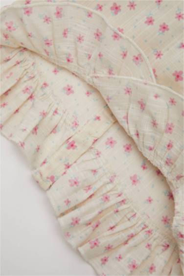 Baby Girl Floral Poplin Blouse Shorts 2 Piece Set