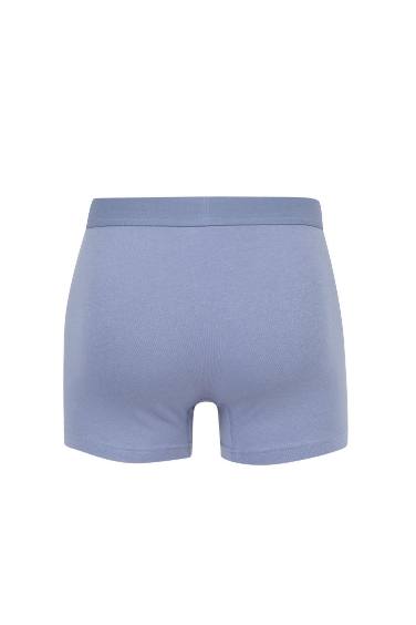 بوكسر قصة عادية قطن كحلي  - 3 قطع