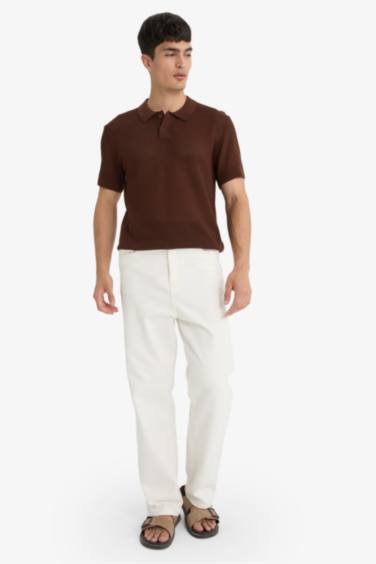 Standard Fit Knitwear Polo T-Shirt