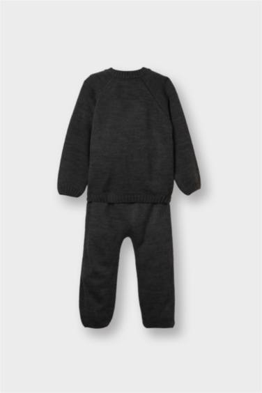 Erkek Bebek 2'li Takım Triko Kazak Alt