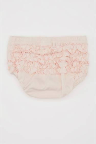 شورت بناتي ممشط قصة عادية - قطعتين