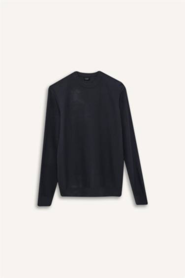 Standart Fıt Triko Kazak - Görsel 7