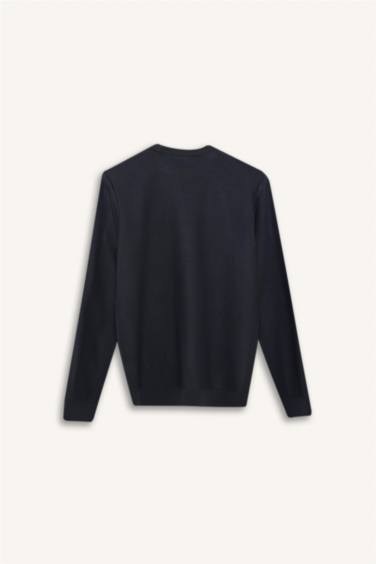 Standart Fıt Triko Kazak - Görsel 9