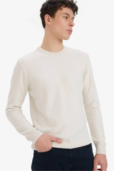 Standard Fit Crew Neck Knitwear Pullover