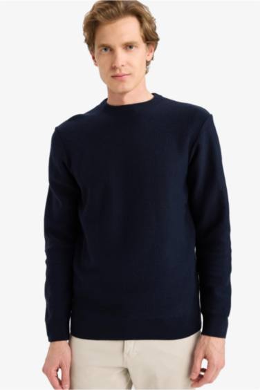 Standart Fit Bisiklet Yaka Triko Kazak