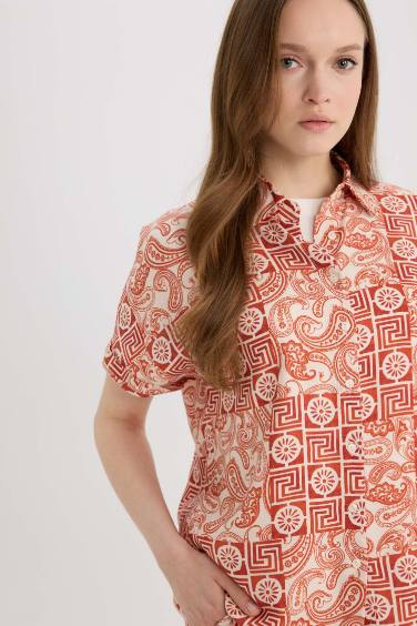 قميص نص كم قصة عادية