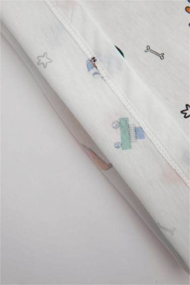 Baby Boy Dog Printed T-Shirt Salopette 2 Piece Set