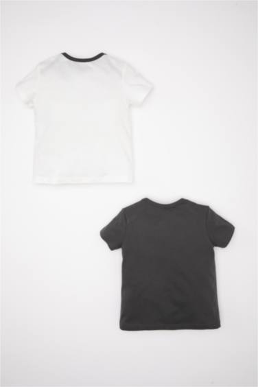 Baby Boy Newborn Dog Printed Cotton 2 Piece T-Shirt