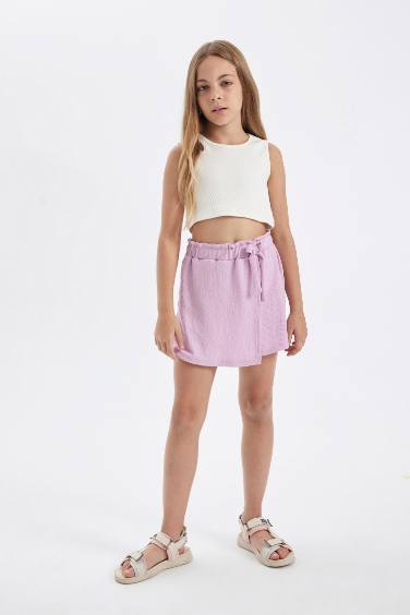 Girl Wrinkled Skort