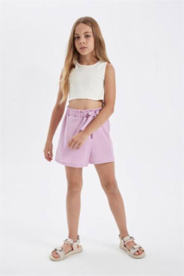 Girl Wrinkled Skort
