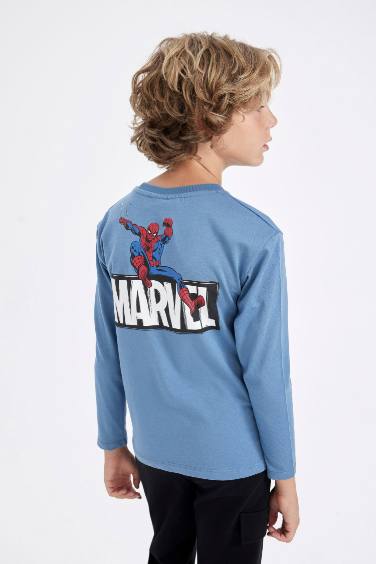 T-Shirt À Manches Longues Marvel Comics Col rond pour Garçon