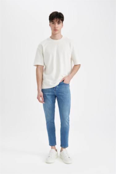 Skinny Crop Fit Tight Comfortable Fit Normal Waist Extra Narrow Leg Jeans