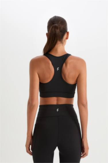 Bisiklet Yaka Sporcu Bra - Görsel 6