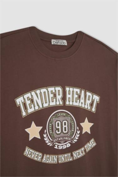 Crew Neck Printed Standart Dress