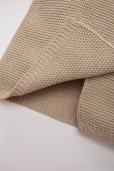 Baby Girl Buttoned Basic Long Sleeve Knitwear Cardigan