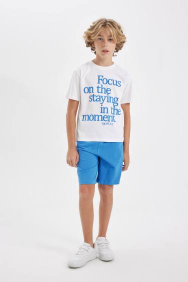 Boy Printed T-Shirt Shorts 2 Piece Set