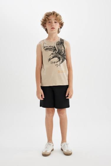 Boy Printed T-Shirt Shorts 2 Piece Set